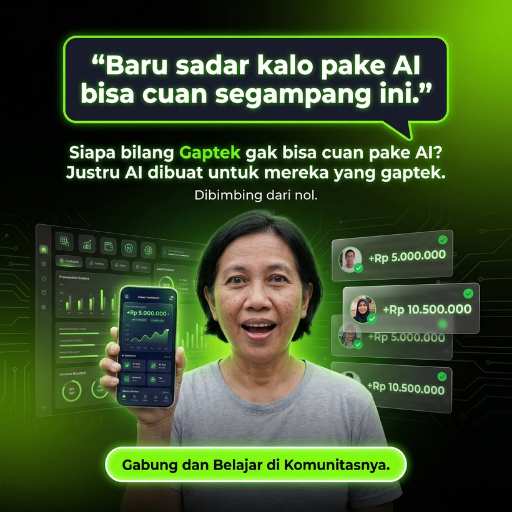 Dari Gaptek Bisa Pakai AI